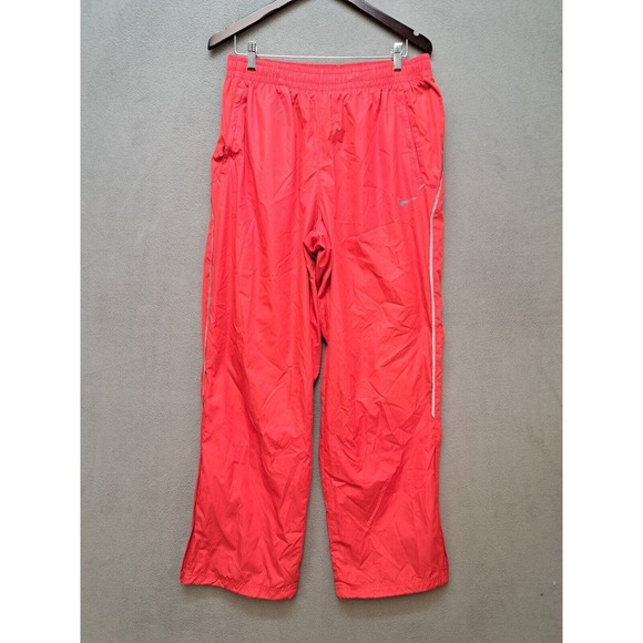 Nike Storm Fit Mesh Lined Track Suit Full Zip Jacket and Pants Red Size L - Picture 10 of 12